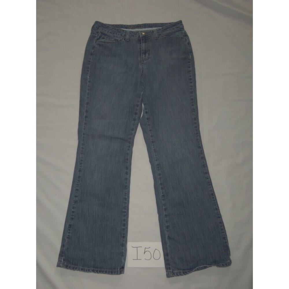 St Johns Bay Blue Jeans Size 10 Short Bootcut Womens -0812i50